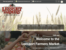 Tablet Screenshot of leesportmarket.com
